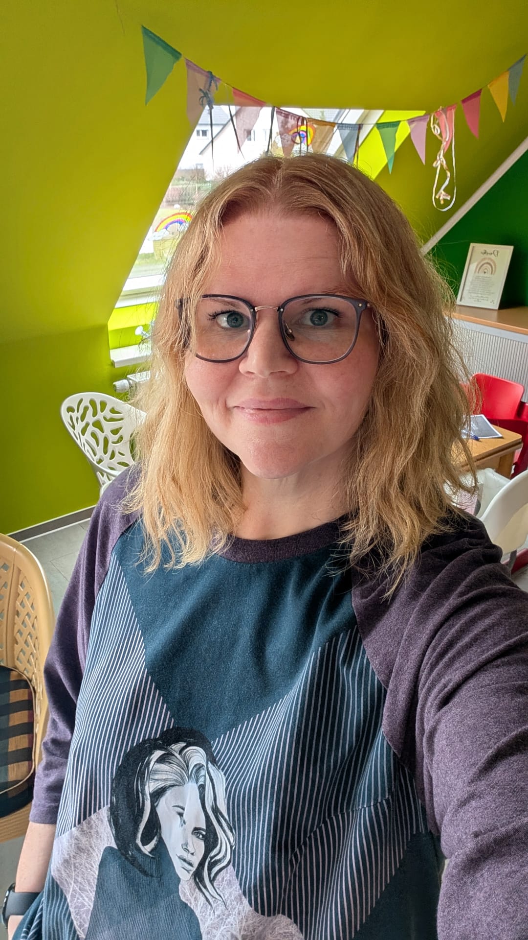 Julia Jellinghaus in den Räumen der Kindertagespflege